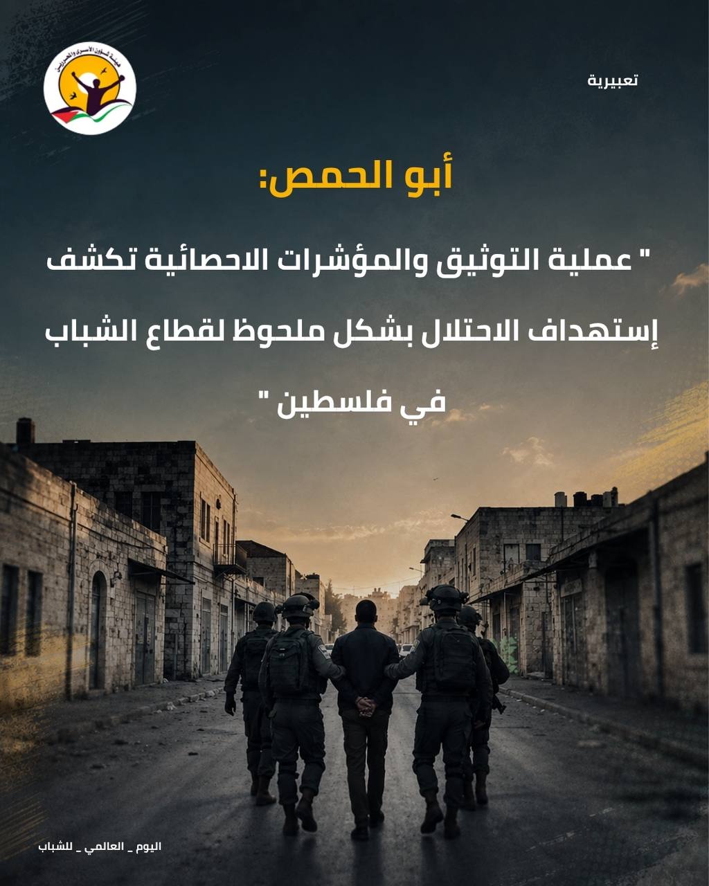 أبو الحمص: العدو الإسرائيلي يعتقل 4769 شابا بينهم 56 أسيرة شابّة
