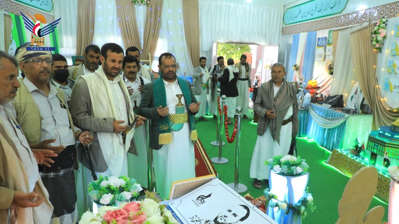 افتتاح وزيارة عدد من المعارض الفنية في صعدة