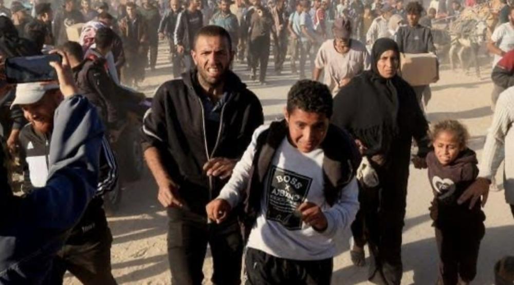 استشهاد خمسة فلسطينيين من منتظري المساعدات غربي بيت لاهيا شمالي القطاع