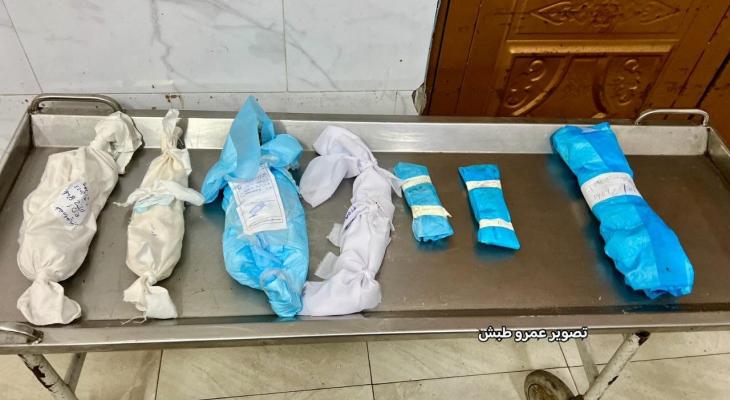 مجمع ناصر الطبي: استشهاد سبعة أطفال بينهم اربعة أجنة في خانيونس بغزة