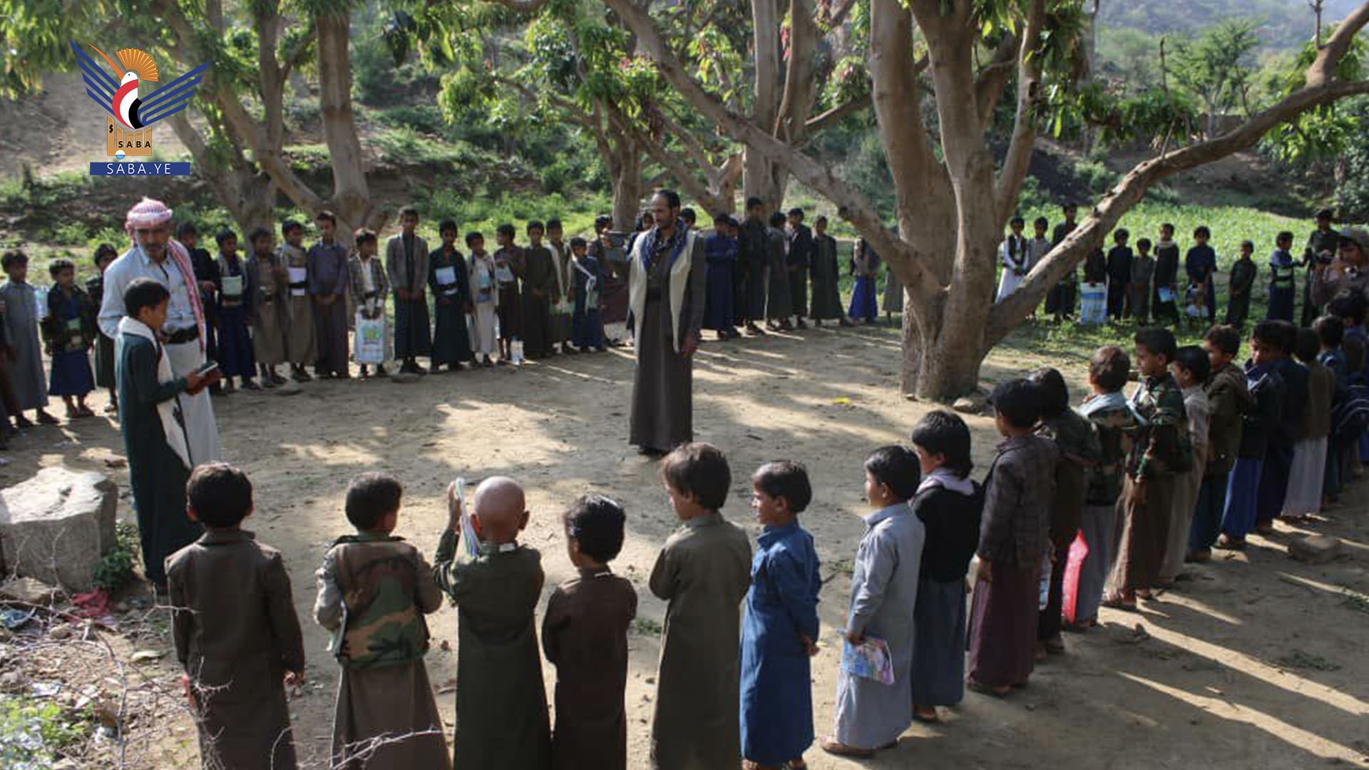 فعالية ووقفة لطلاب المدارس الصيفية في مديريتي شداء والظاهر بصعدة