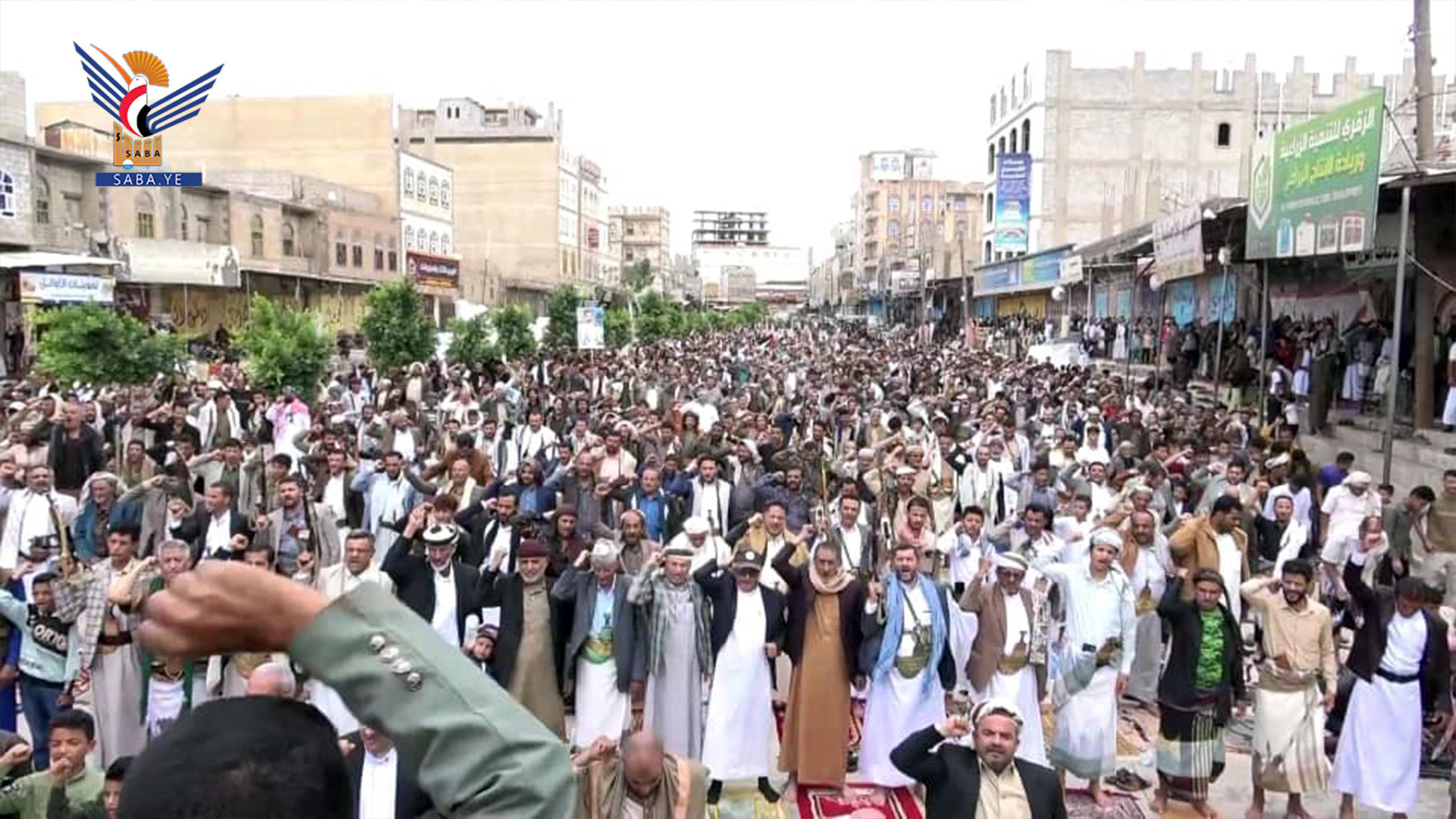 مسيرات حاشدة في الضالع تؤكد الاستمرار في نصرة غزة والمقدسات