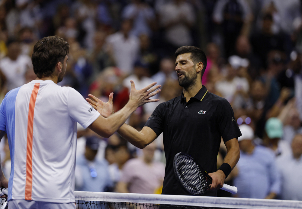 ديوكوفيتش يتغلب على كاميرون نوري ببطولة أمريكا المفتوحة للتنس ديوكوفيتش يتغلب على كاميرون نوري ببطولة أمريكا المفتوحة للتنس