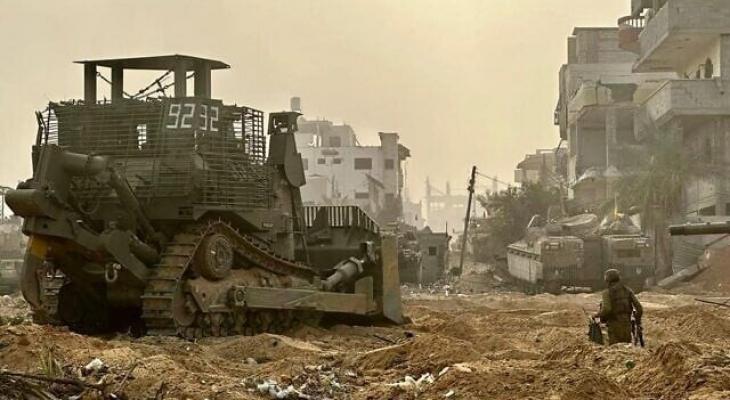 قوات الشهيد "عمر القاسم" :تفجير عبوة ناسفة في جرافة للعدو الصهيوني بخان يونس