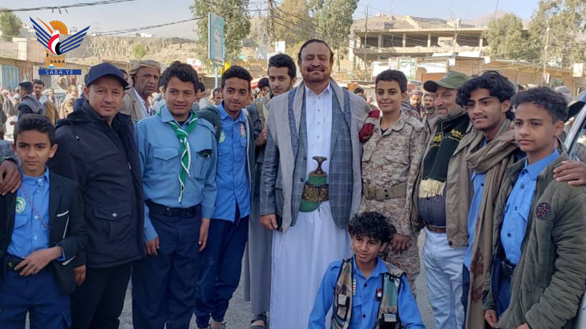 مسير شعبي بمديرية معين بأمانة العاصمة نصرة لفلسطين