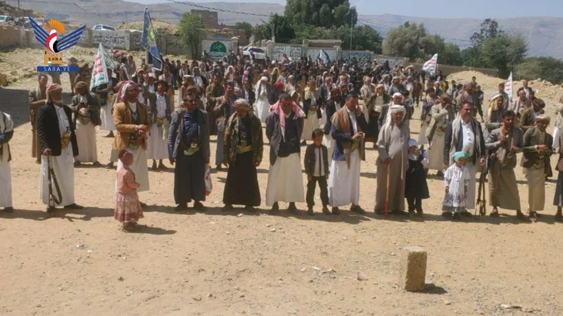 عمران.. مسير لخريجي دورات "طوفان الأقصى" بمديريات العشة وقفلة عذر والسود