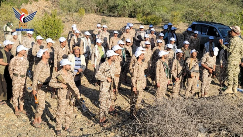 مناورة لخريجي دفعة الشهيد الغماري من قيادات التعبئة بحجة