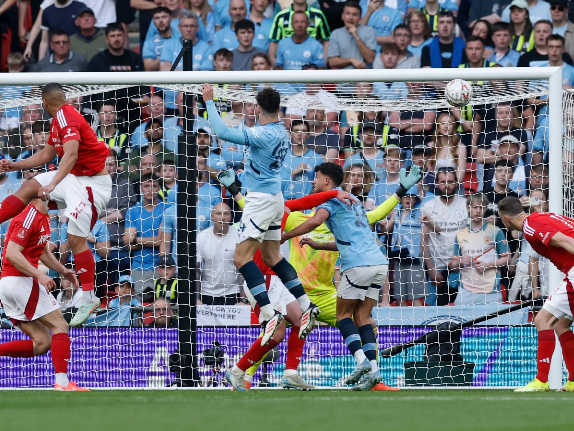 مانشستر سيتي يتأهل لنهائي كأس الاتحاد الإنجليزي بتغلبه على نوتينغهام فورست