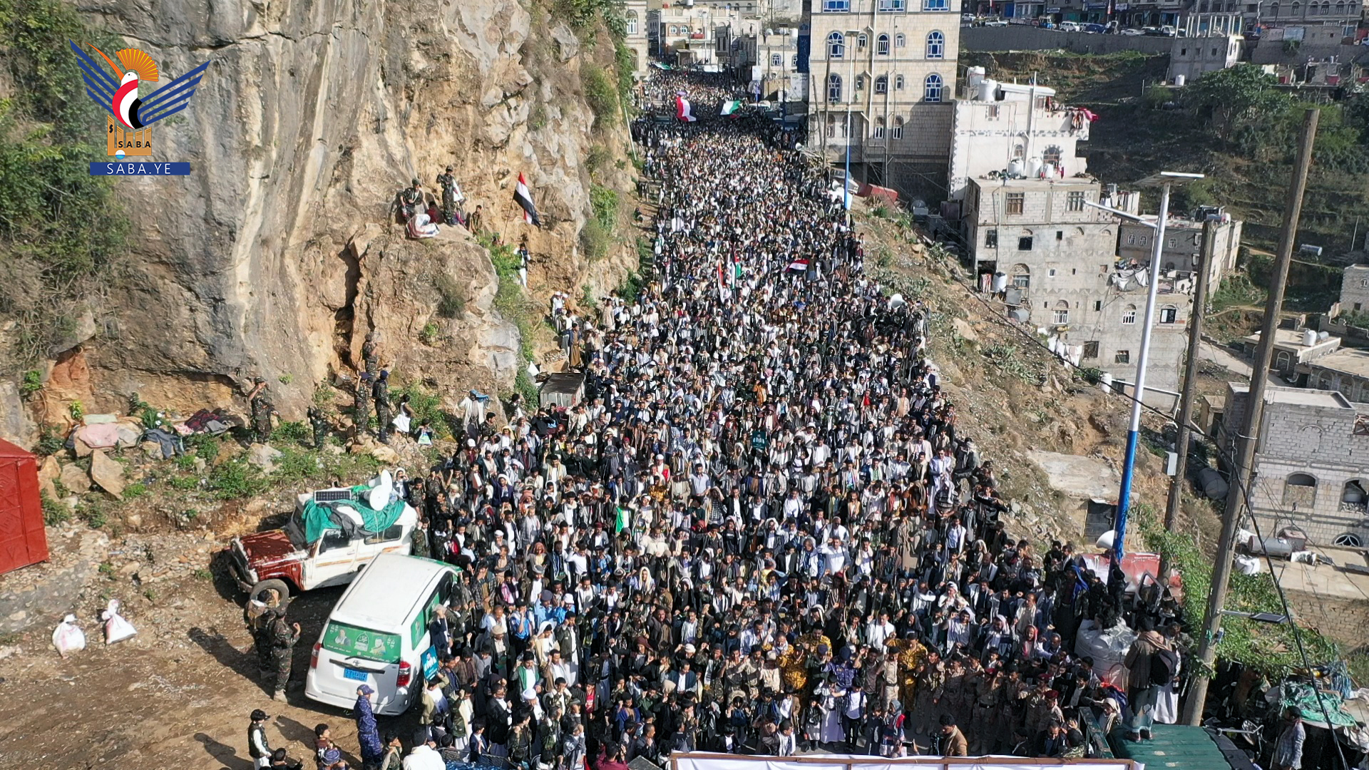 حجة.. مسيرات حاشدة في 23 ساحة بيوم القدس العالمي