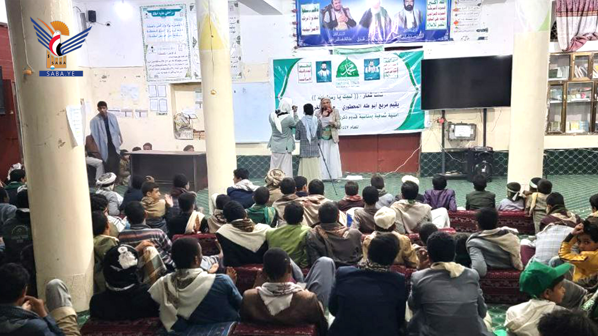 أمسيات في شرس وكحلان عفار ومركز المحافظة بحجة بذكرى المولد النبوي