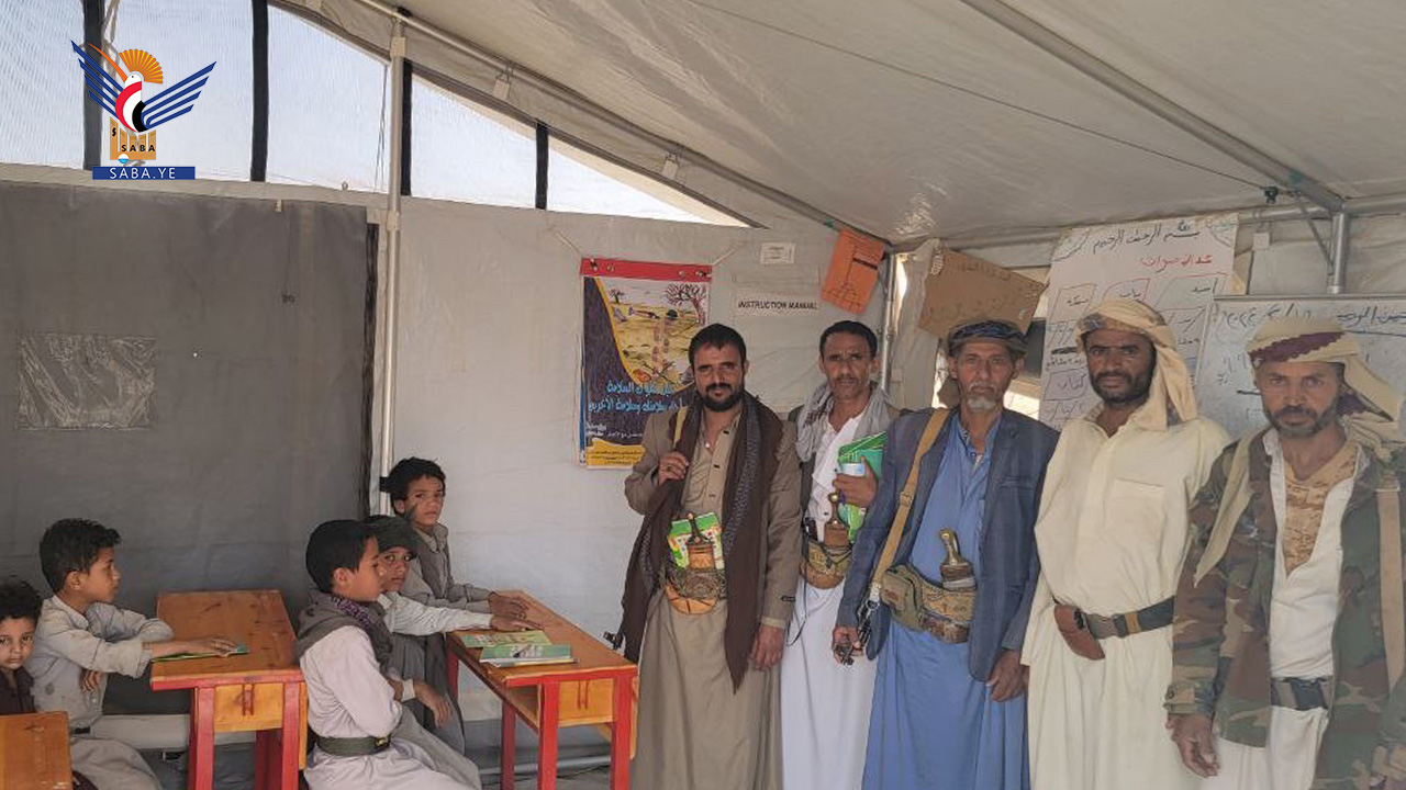 تفقد الدورات الصيفية بمديريات صرواح وحريب القراميش ومجزر في مأرب