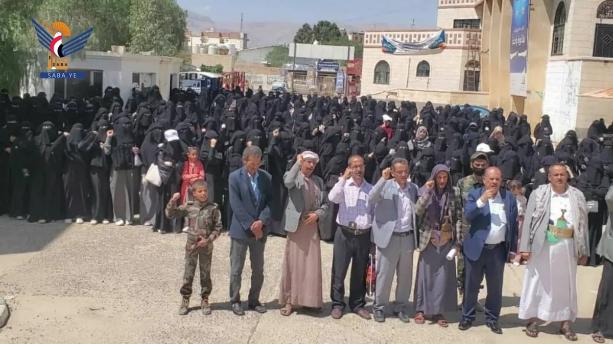 وقفات طلابية بجامعة عمران إحياءً للذكرى الثالثة لعملية "طوفان الأقصى" وتنديداً بجرائم العدو السعودي