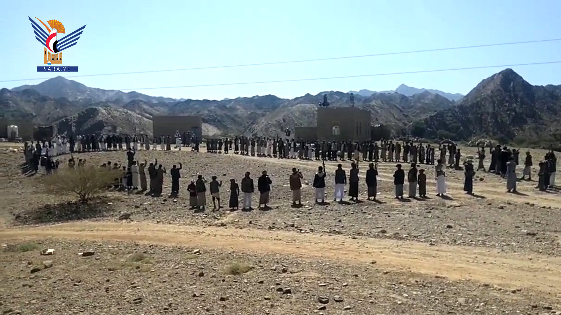 مـأرب.. وقفة لأبناء منطقة المحجزة بصرواح لإعلان الجهوزية لمواجهة تصعيد العدو