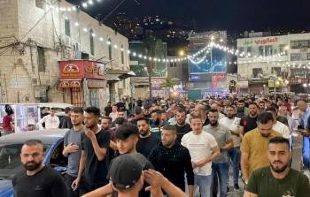 تواصل دعواتٌ للنفيرِ العام بالضفة نصرةً لغزة ورفضًا للإبادة والتجويع تواصل دعواتٌ للنفيرِ العام بالضفة نصرةً لغزة ورفضًا للإبادة والتجويع