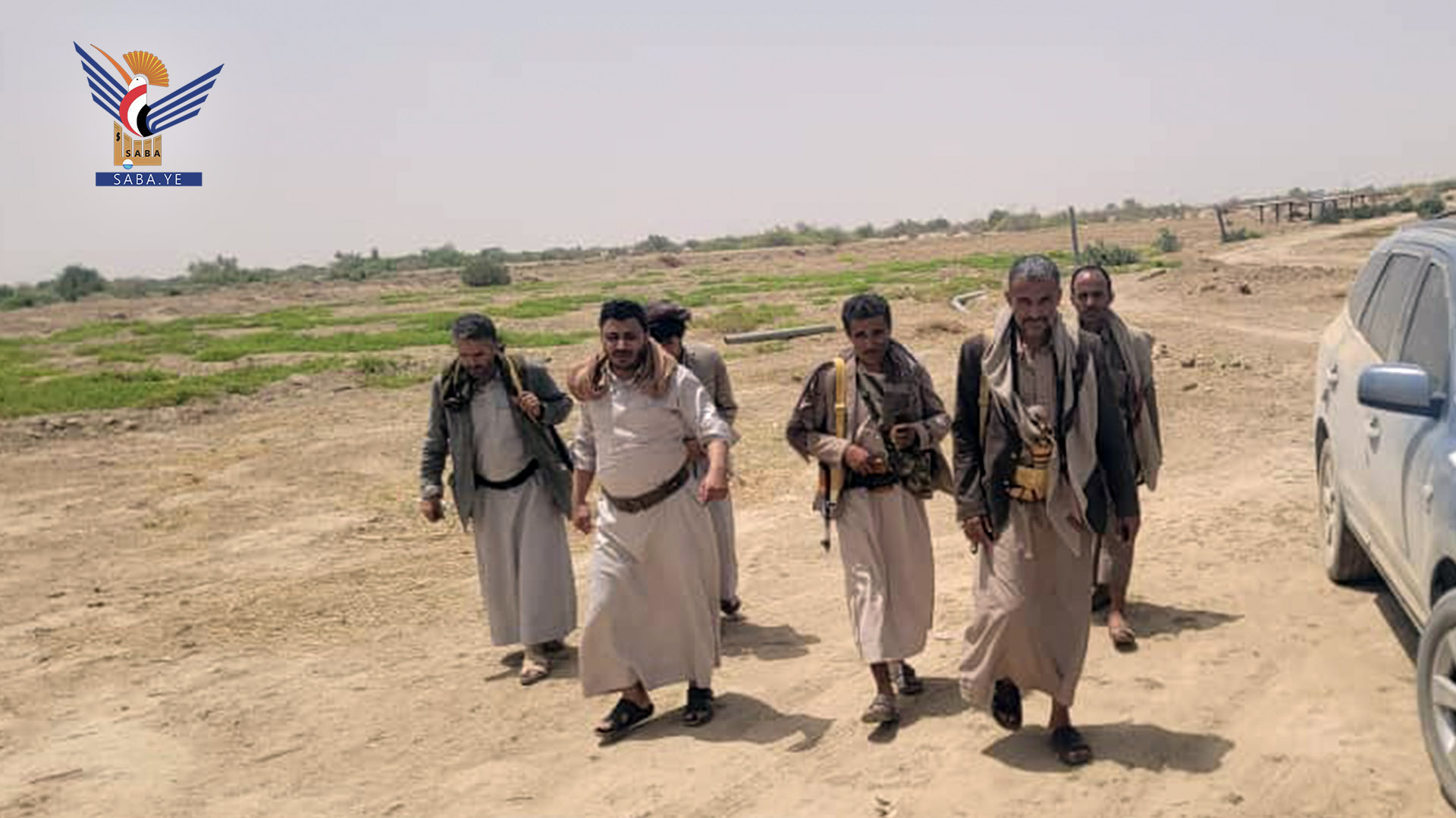 تسليم مشروع طريق العولة في مديرية المطمة بمحافظة الجوف