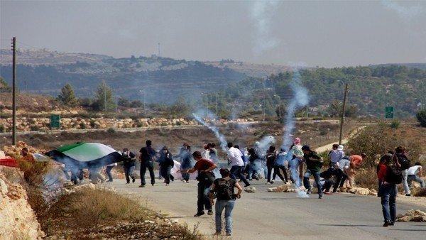 إصابات بالاختناق واعتقال فلسطيني خلال اقتحام العدو الصهيوني العيساوية