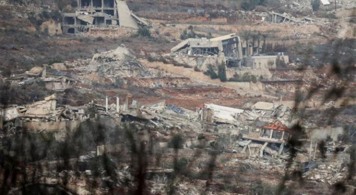 العدو الصهيوني ينسف منزلا في ميس الجبل جنوب لبنان