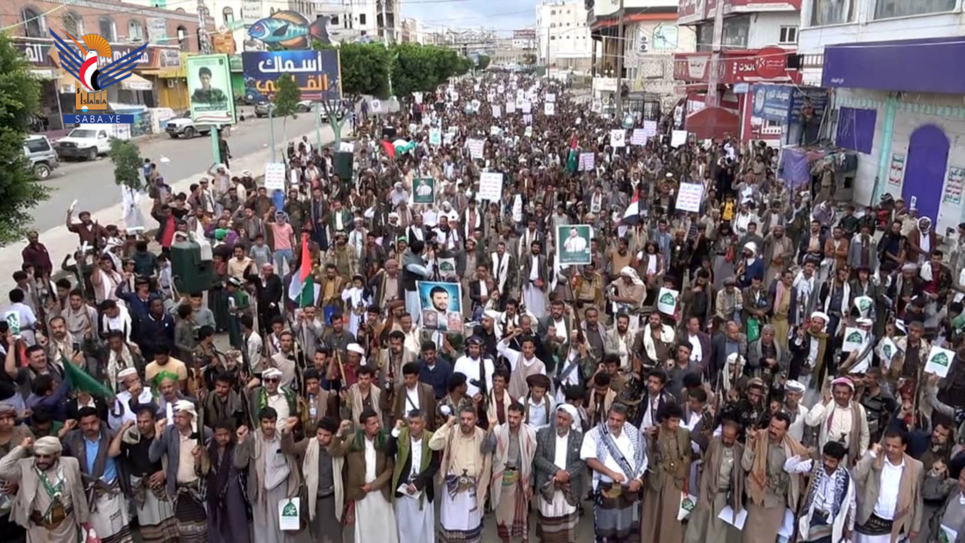 مسيرات حاشدة بالبيضاء تنديدا باستمرار جرائم الإبادة في غزة وانتهاك المقدسات