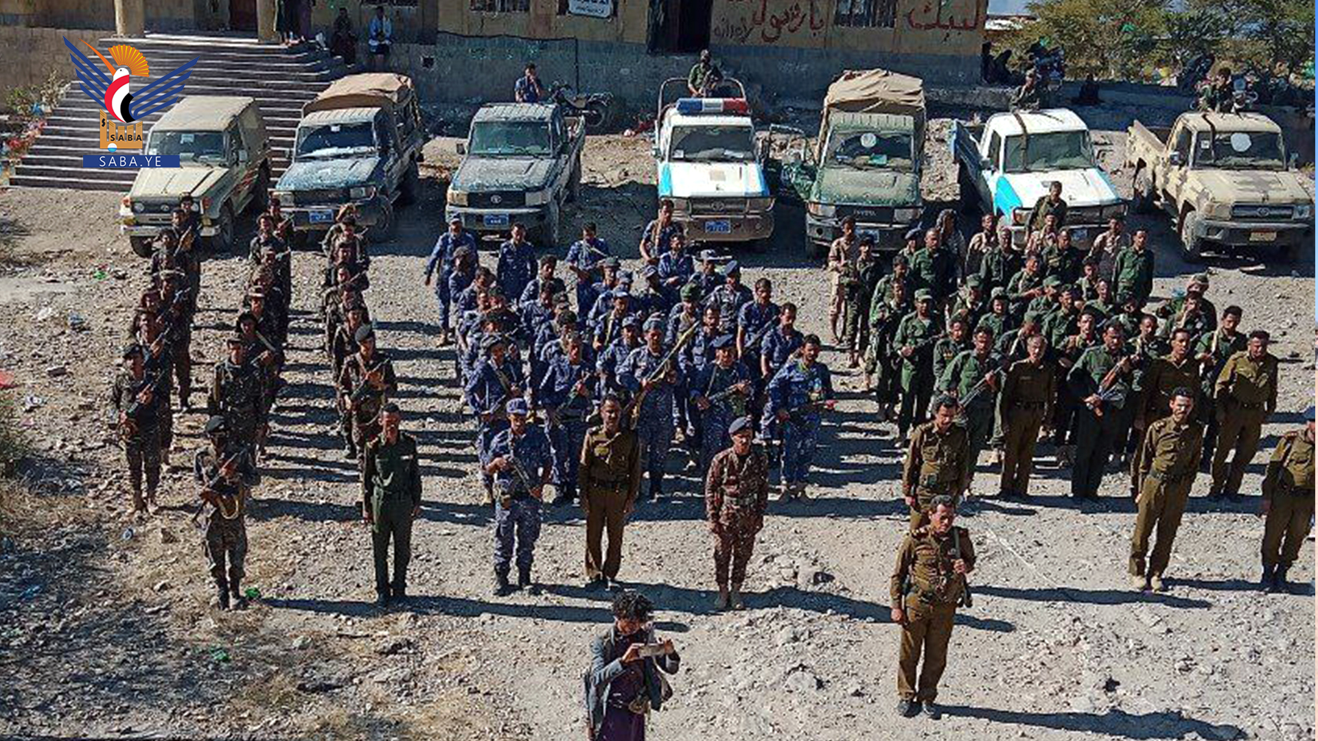 اختتام دورات طوفان الأقصى في إدارات أمن مديريات محافظة الضالع