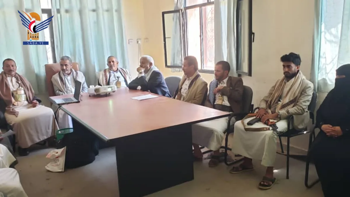 ورشة عمل لمناقشة إعداد الخطة الاستراتيجية الثلاثية لمديرية المحويت