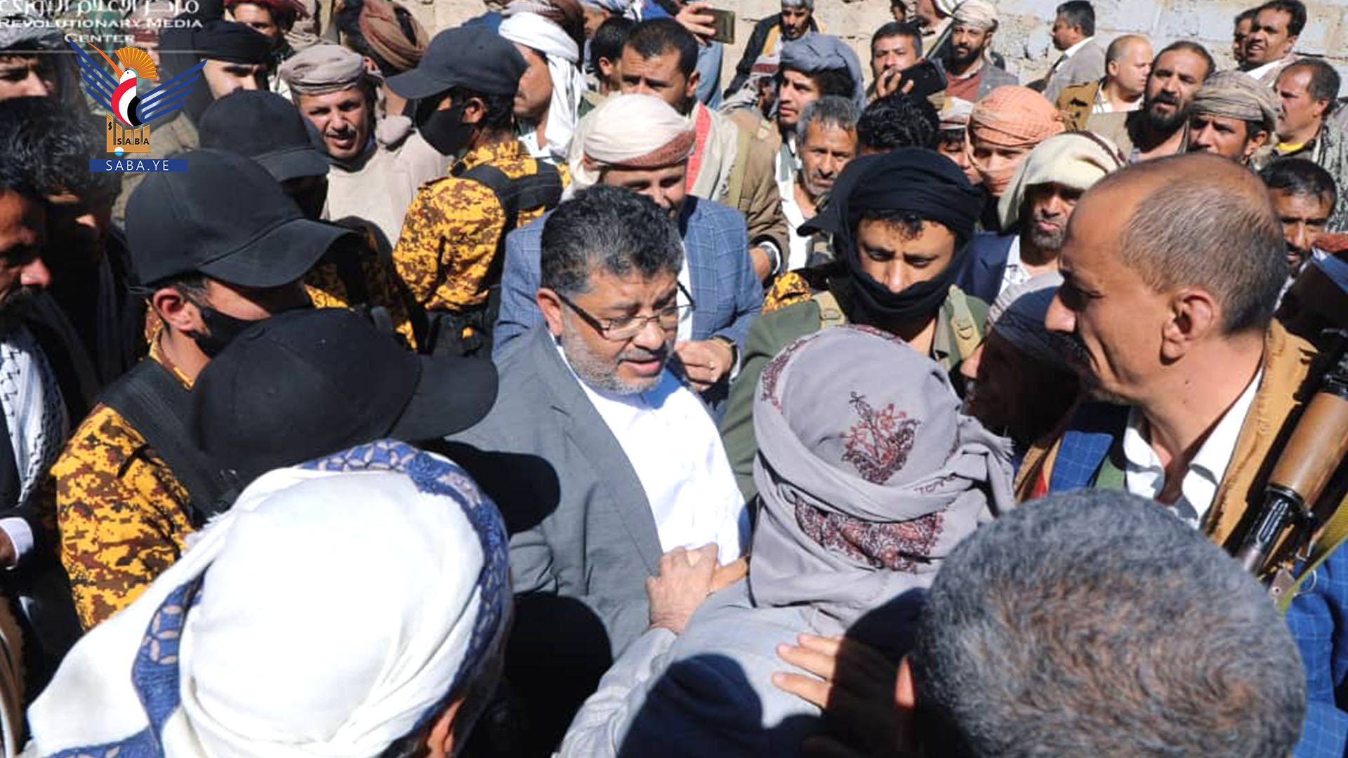 محمد علي الحوثي يرعى صلحا بين آل الخلقي من همدان وآل الاخفش وآل مرغم من بني الحارث