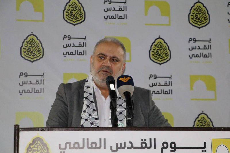 حزب الله يحيي يوم القدس العالمي في سبلين بمحافظة جبل لبنان