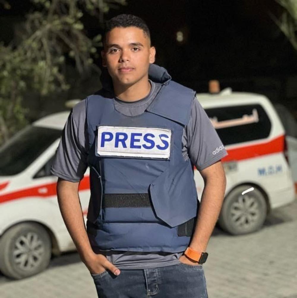 مركز حماية الصحفيين الفلسطينيين يدين جريمة قتل الصحفي مؤمن أبو العوف