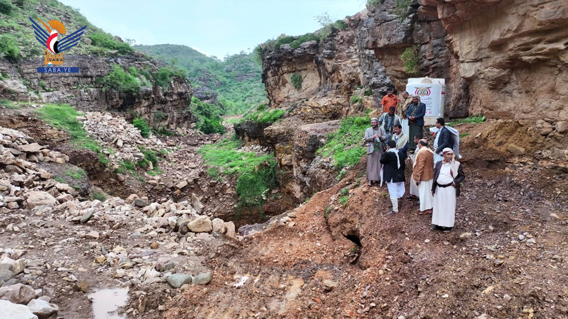 تفقد سير العمل في حاجزين مائيين بمديريتي الخبت وبني سعد في المحويت