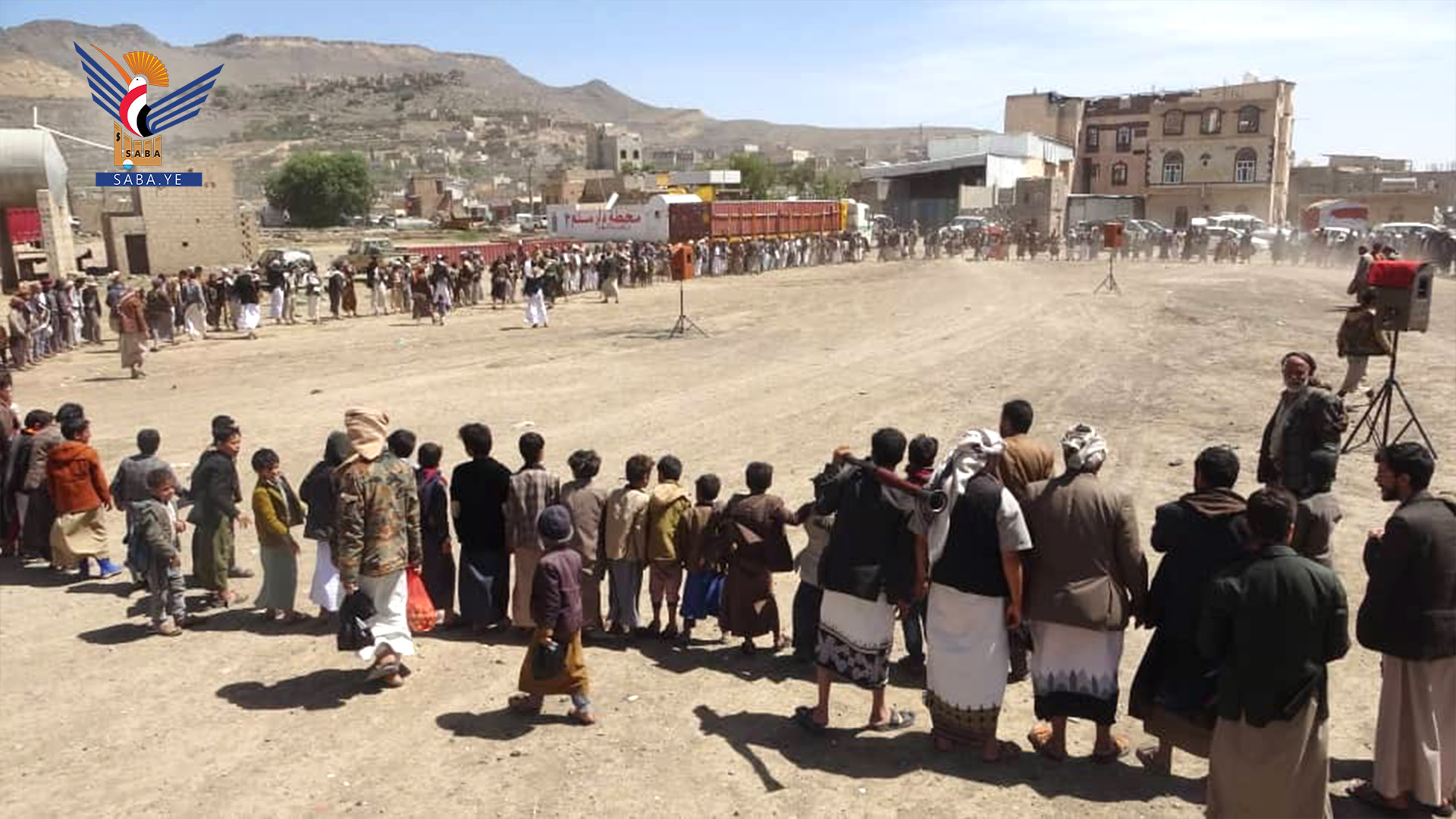 وقفة في بني مطر بصنعاء إعلانًا للنفير العام ودعمًا لغزة