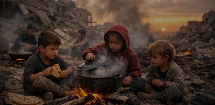 رمضان غزة.. إفطار على حافة النار