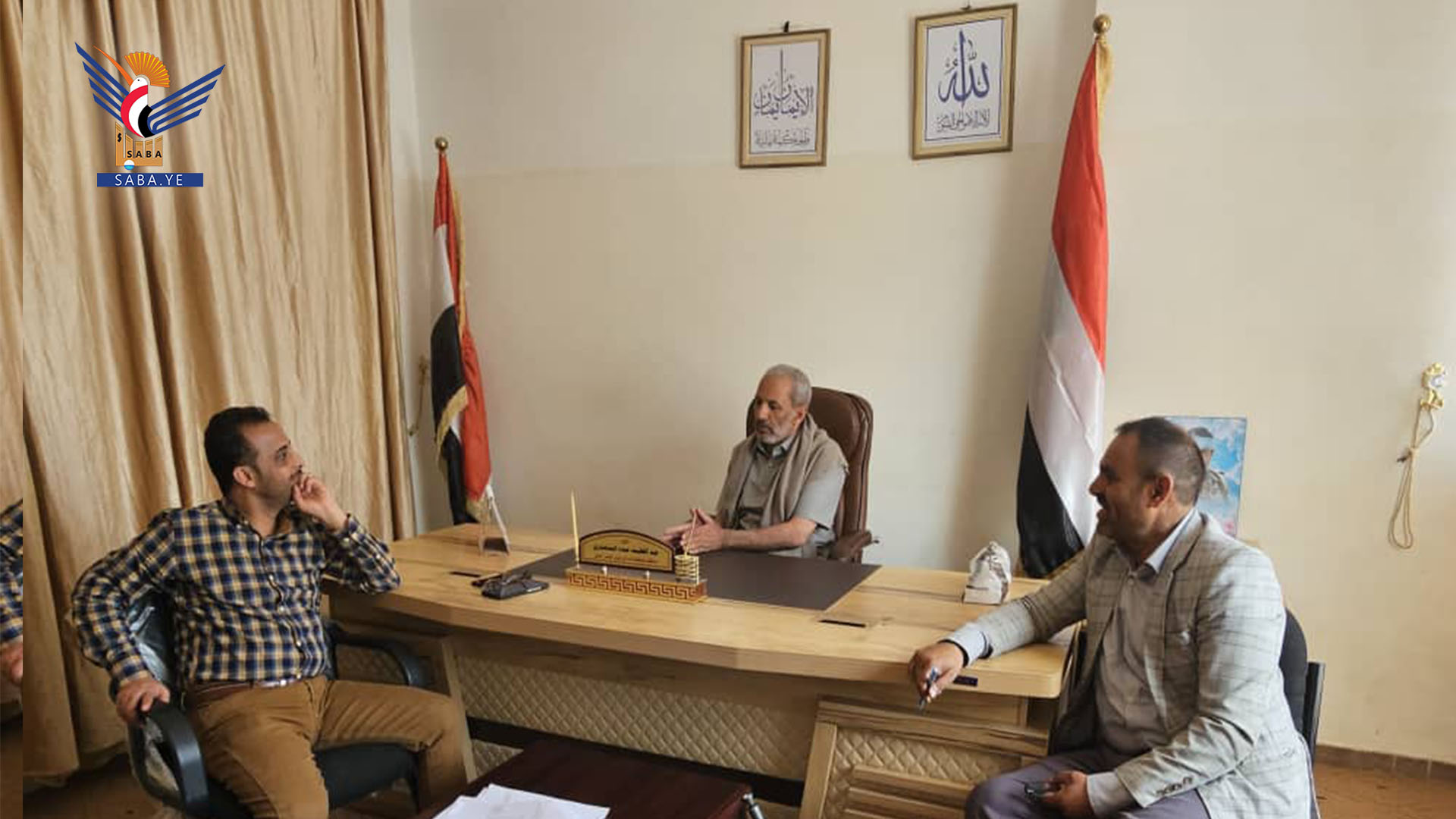 مناقشة تدخلات جمعية الهلال الأحمر في مشاريع المياه بالضالع