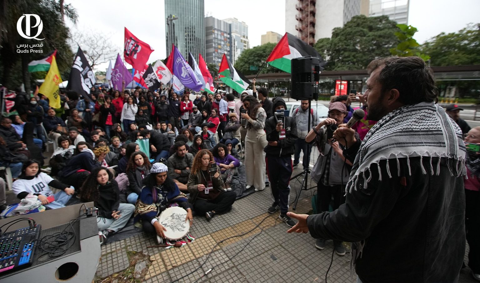 وقفة في البرازيل لـ24 ساعة تطالب بقطع العلاقات مع "إسرائيل" ووقف إبادة غزة