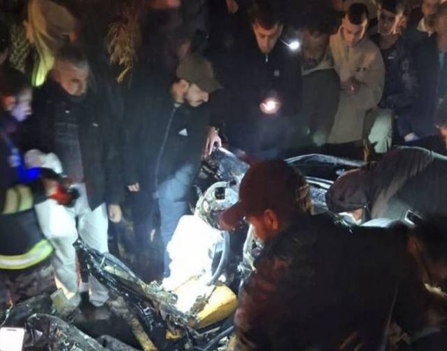 شهيدان فلسطينيان بقصف طيران العدو الصهيوني مركبة في جنين