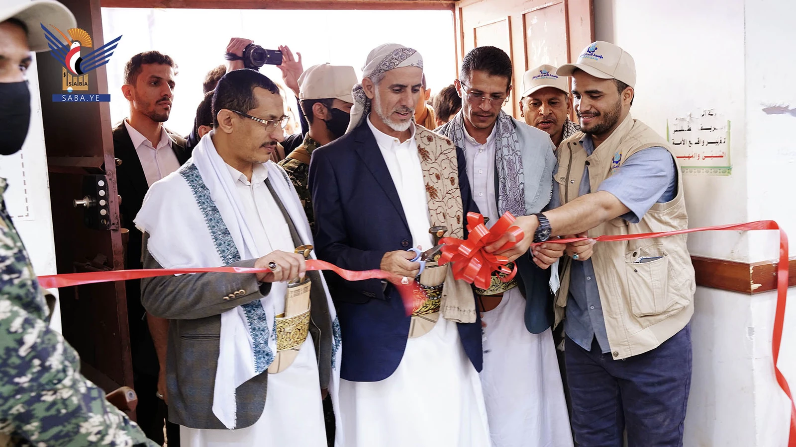 العلامة مفتاح يفتتح معرض الأنصار الأول للابتكار والتكنولوجيا بصنعاء