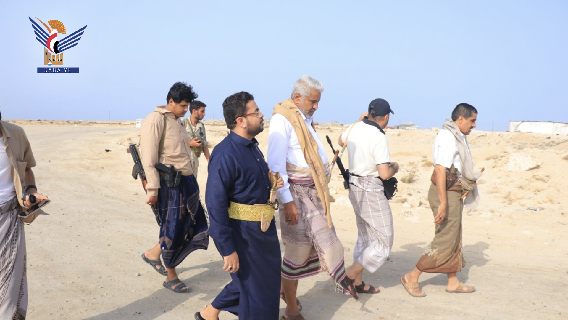 النائب الأول لرئيس الوزراء ووزيرا النقل والنفط يتفقدون موقع جريمة العدوان الأمريكي بميناء رأس عيسى