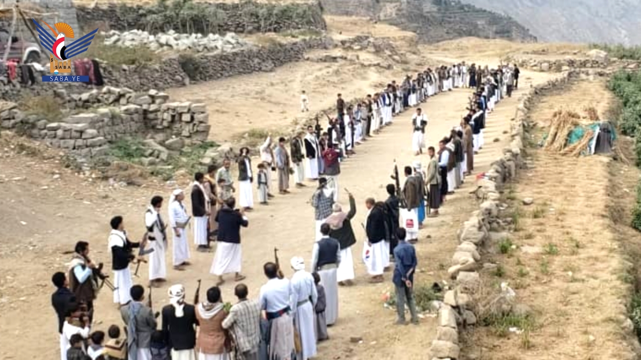 المحويت .. وقفات حاشدة تؤكد جهوزية واستعداد والتعبئة مستمرة