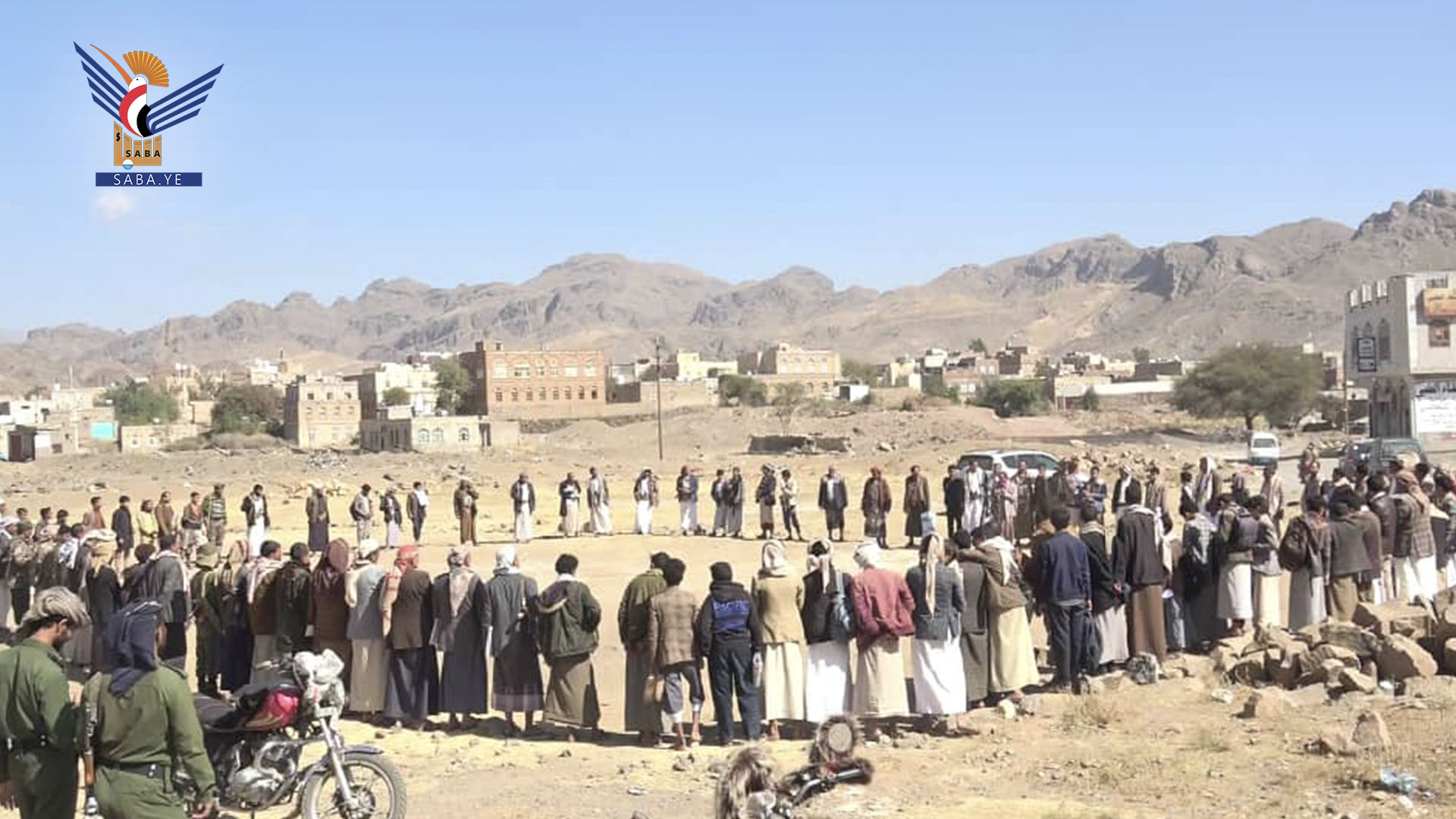 وقفة في جحانة بمحافظة صنعاء تنديدًا بالإساءة للقرآن الكريم 