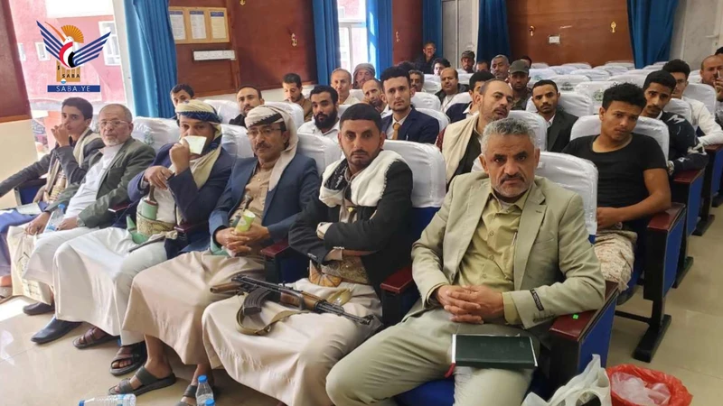 فعالية خطابية لجامعة ومستشفى جبلة في إب بالذكرى السنوية لشهيد القرآن