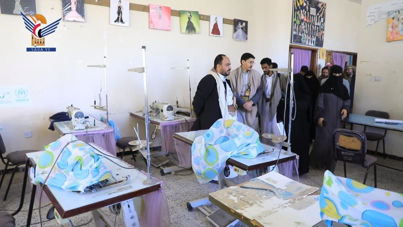 الصعدي وأبو نشطان يتفقدان سير العملية التعليمية بمعهد نقم لتدريب وتأهيل المرأة