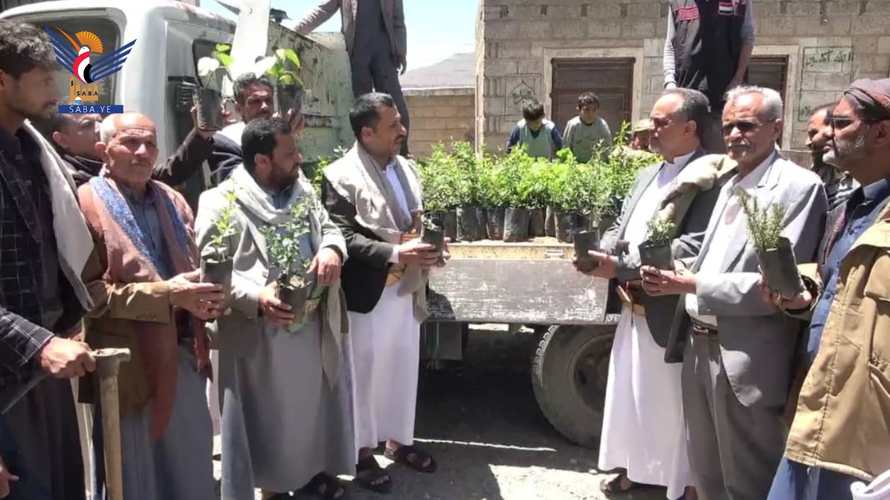 زيارة وتدشين أنشطة زراعية بمدرسة الشهيد القائد الصيفية في مديرية معين