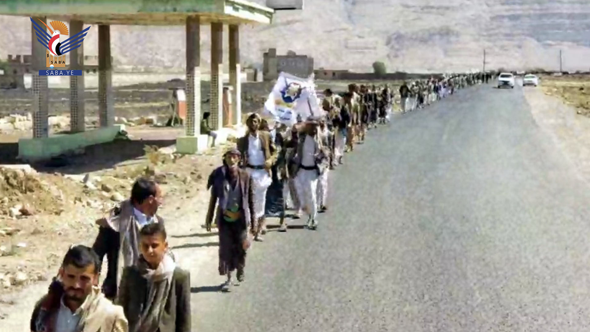  مسيرات راجلة لخريجي دورات "طوفان الأقصى" في خارف ومسور والعشة بعمران