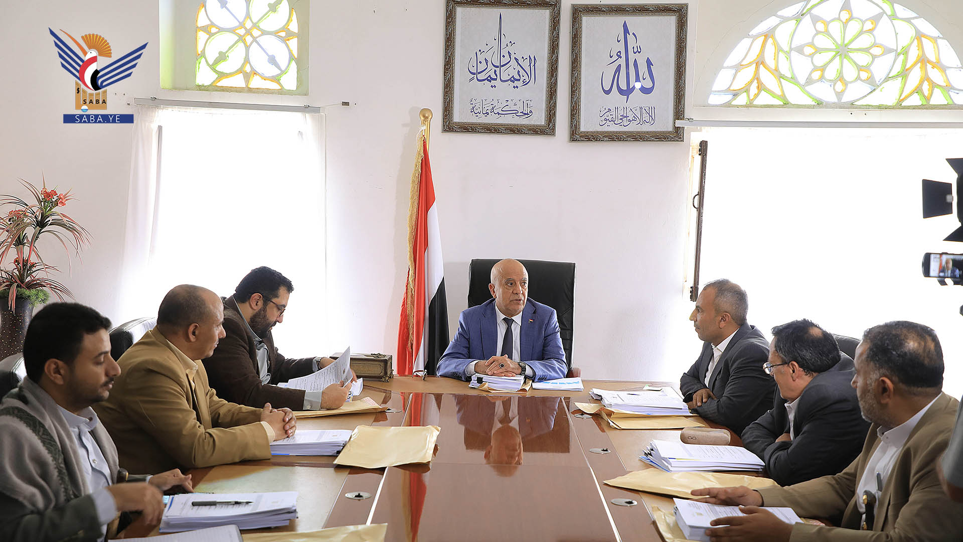 لجنة الدمج برئاسة الرهوي تستعرض نتائج أعمال اللجان الفنية القطاعية