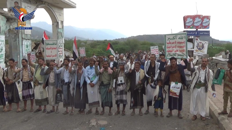  لحج تحتشد في 4 ساحات بمسيرات "طوفان الأقصى .. عامان من الجهاد والتضحية حتى النصر"