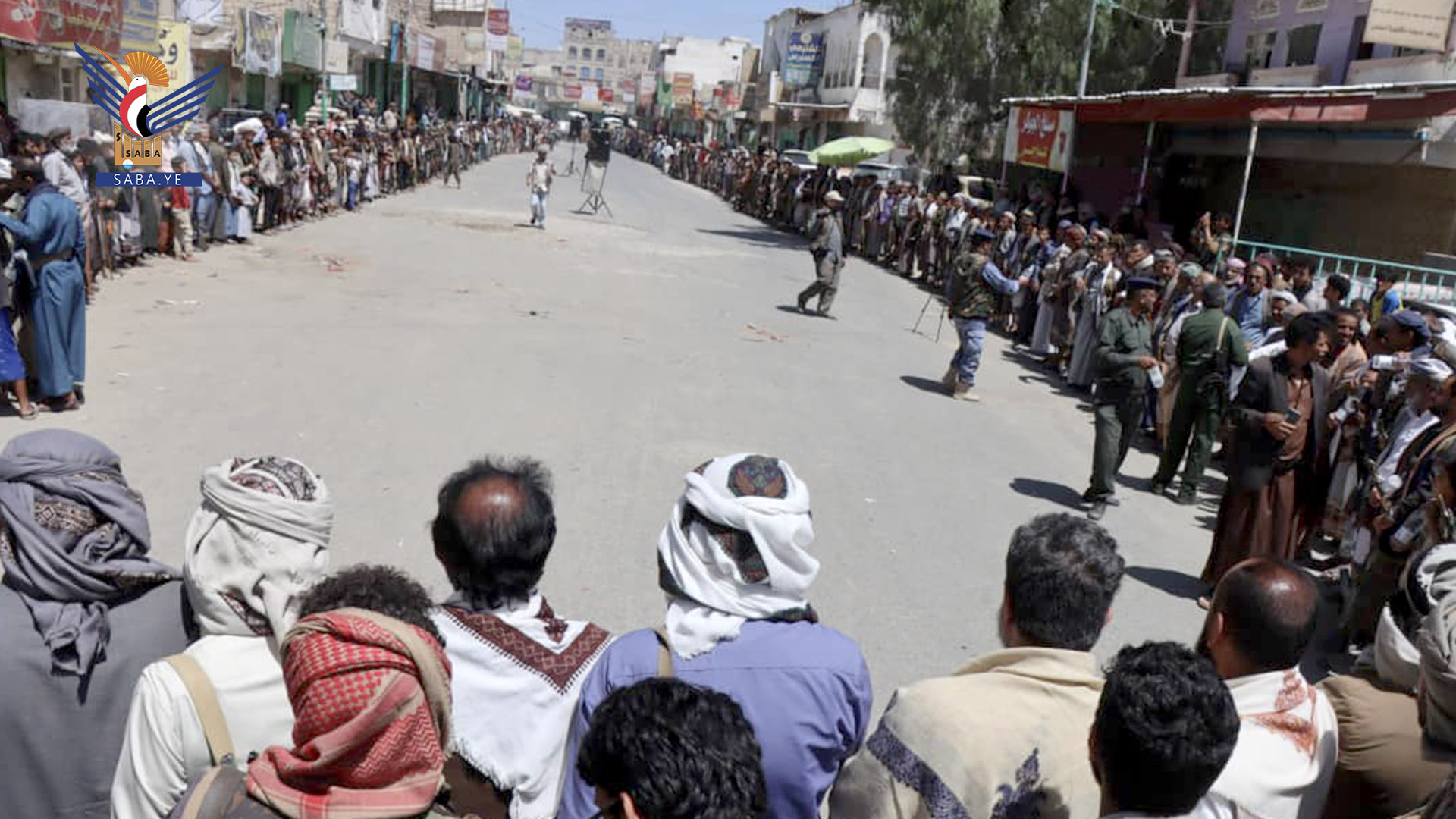 وقفة قبلية بمديرية ذي ناعم بالبيضاء دعمًا لفلسطين وإعلانًا للنفير العام