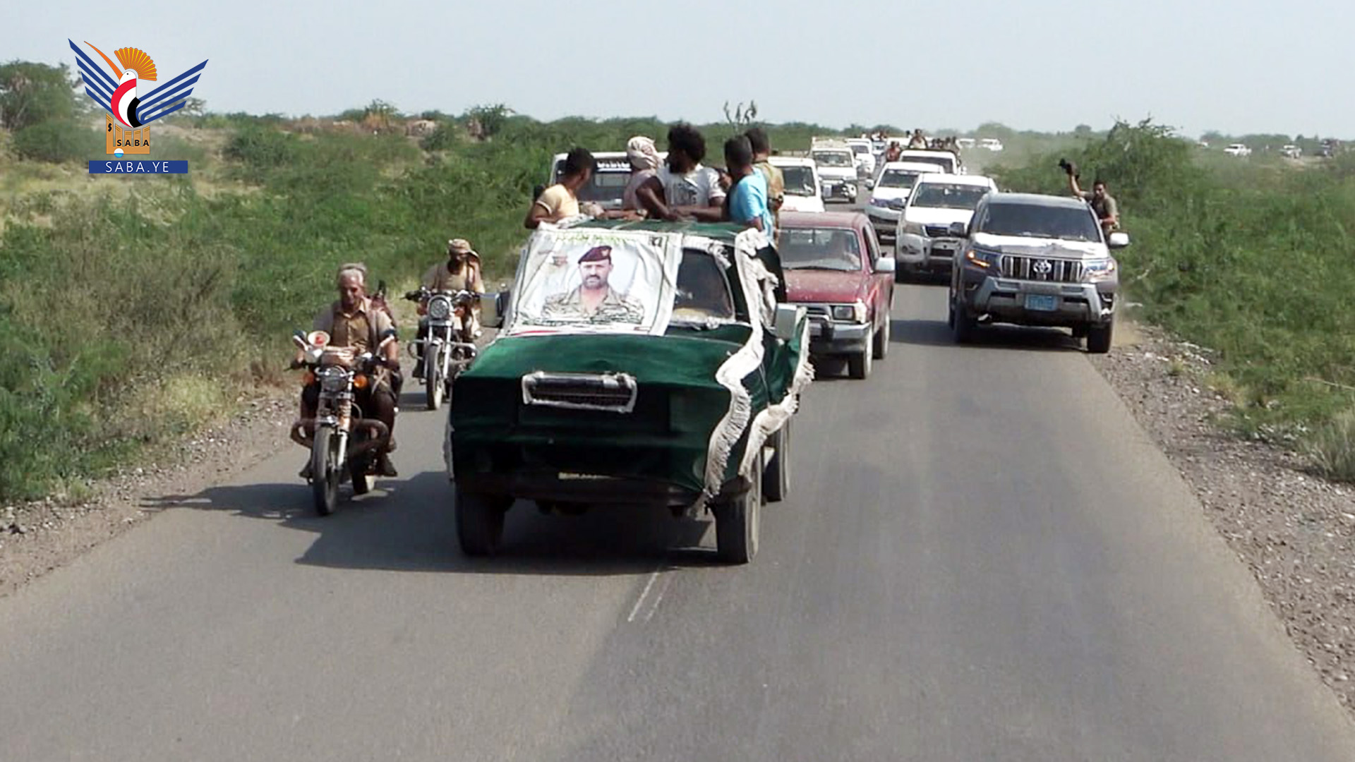 تشييع جثمان الشهيد صغير سعيد برة بمديرية التحيتا في الحديدة