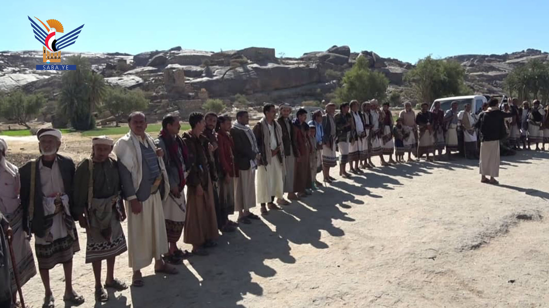 وقفتان مسلحتان بمديريتي الطفة وناطع بالبيضاء لنصرة القضية الفلسطينية