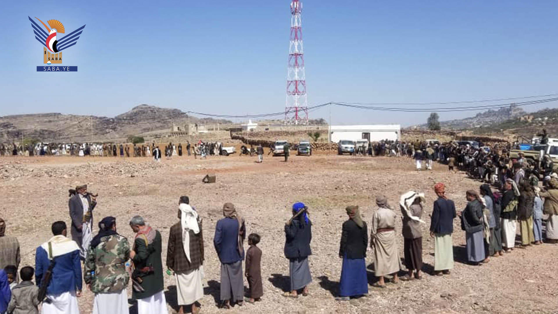 قبيلة بني الخياط في الطويلة بالمحويت تعلن النكف القبلي في مواجهة العدو الأمريكي