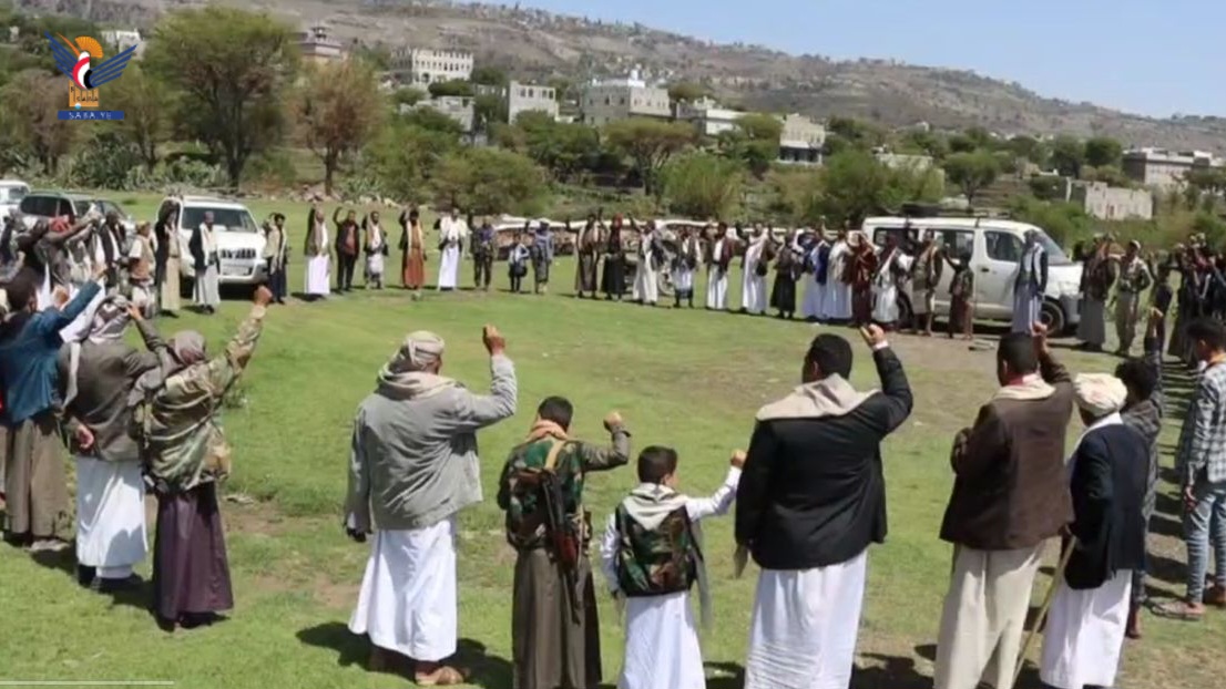  وقفات قبلية في حبيش وبعدان وريف إب براءةً من الخونة وثباتاً مع غزة