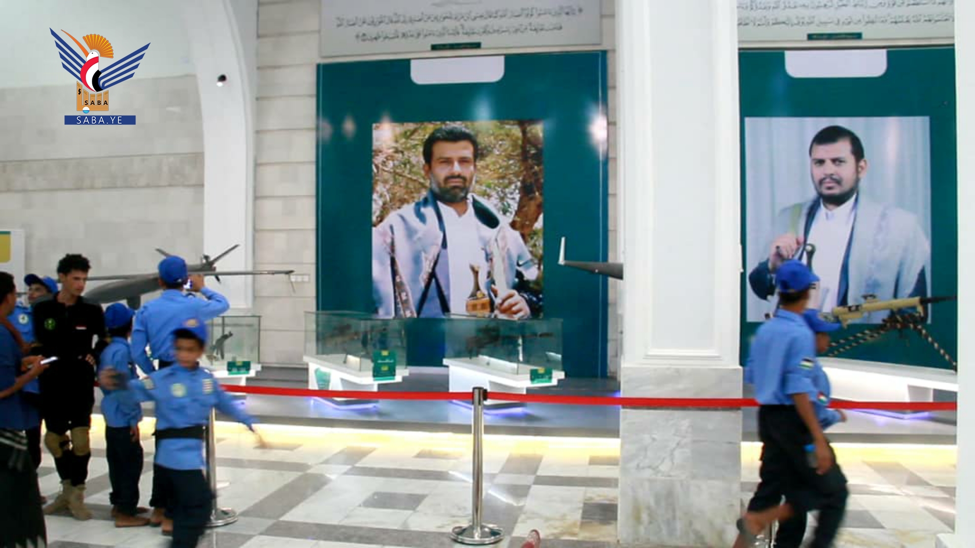 الحديدة .. طلاب الدورات الصيفية في مديرية المراوعة يزورون معرض الشهيد القائد