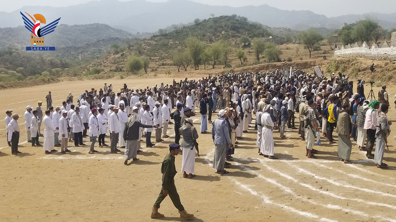 عرض شعبي لكتائب قوات التعبئة في الشغادرة بحجة